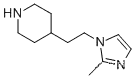 Molecular Structure of 130516-99-3 (4-[2-(2-METHYL-IMIDAZOL-1-YL)-ETHYL]-PIPERIDINE)